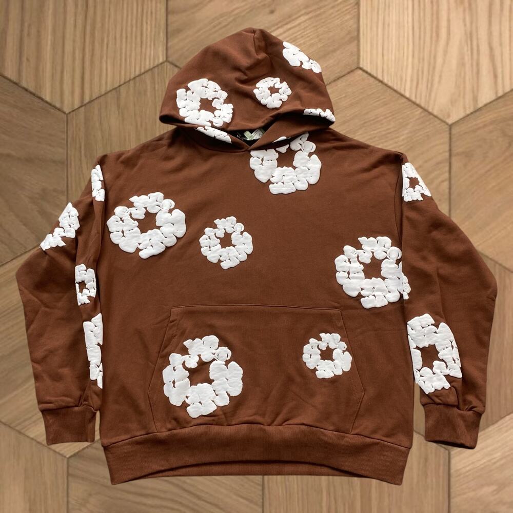 DENIM TEARS Hoodie Brown